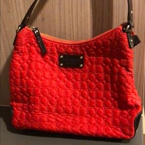 Kate spade red shoulder bag